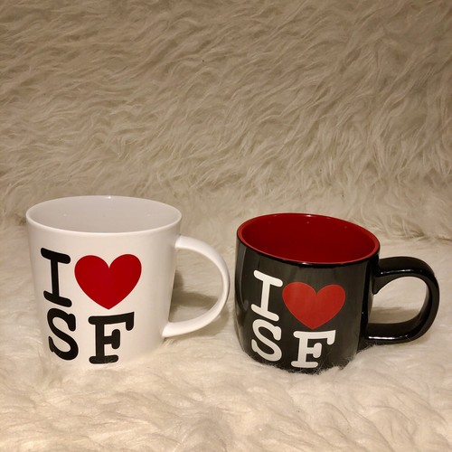 Neu im Karton Geschenk aus San Francisco! I LOVE SF Warm/Kalt Tassen (Farbe nach Wahl) - Bild 3 von 18