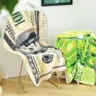 Soft 100 Dollar Euro Money Bath Towel Bathrobe Summer Beach Pool Shawl 28"x 56"