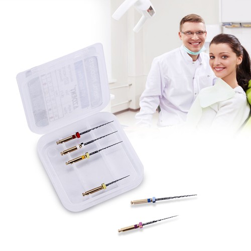 Canal radicular Edno dental activado por calor K-Files cono dorado 25 mm SX-F3 uso del motor - Imagen 27 de 44