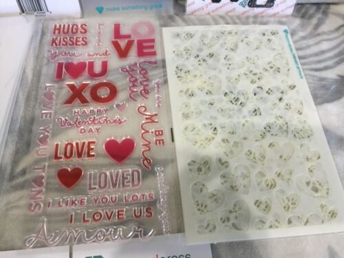 Juego de sellos, troqueles y plantillas Diamond Press i Love You nuevo 790028 - Imagen 4 de 13