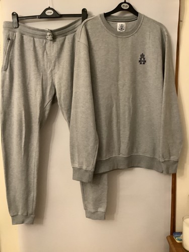 Trainingsanzug Herren Hurlingham Polo grau, Gr. XXL, sehr guter Zustand, Taschen in der Hose. - Bild 1 von 11