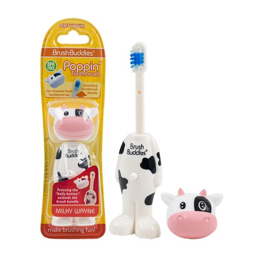Cepillo de dientes Brush Buddies Poppin' 5 estilos tu elección de uno + pasta de dientes - Imagen 6 de 16