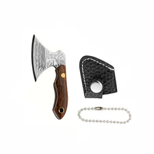 Mini Survival knife ax | miniature hatchet kitchen cutter blade axe Keychain
