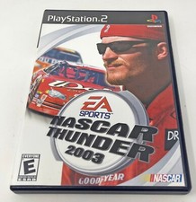 NASCAR Thunder 2003 PS2 (Sony PlayStation 2) Used Tested Works with Booklet