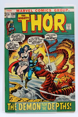 Thor #204   [4.5]   John Buscema   1972