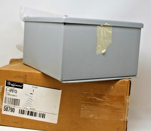 HOFFMAN E-9PBY25 9 HOLE ENCLOSURE 11X10X6 TYPE 12, 13 New Free Shipping - Bild 4 von 5