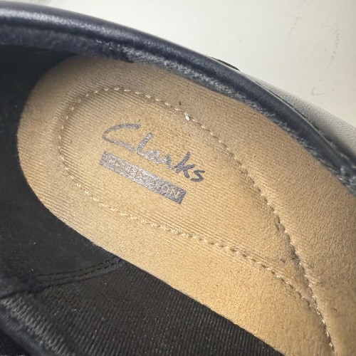Clarks Channing Essa Clogs Slipper schwarz Leder Größe 6,5 - Bild 9 von 11