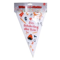 Wimpelkette Girlande 10M Kunststoff Schulanfang Einschulung Party Dekoration