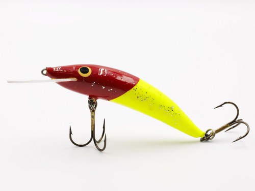 WOBBLER GOLD ASSAN ARC TROUT 7,5cm 8,0g GALLEGGIANTE FATTO A MANO da albero! - Foto 4 di 65