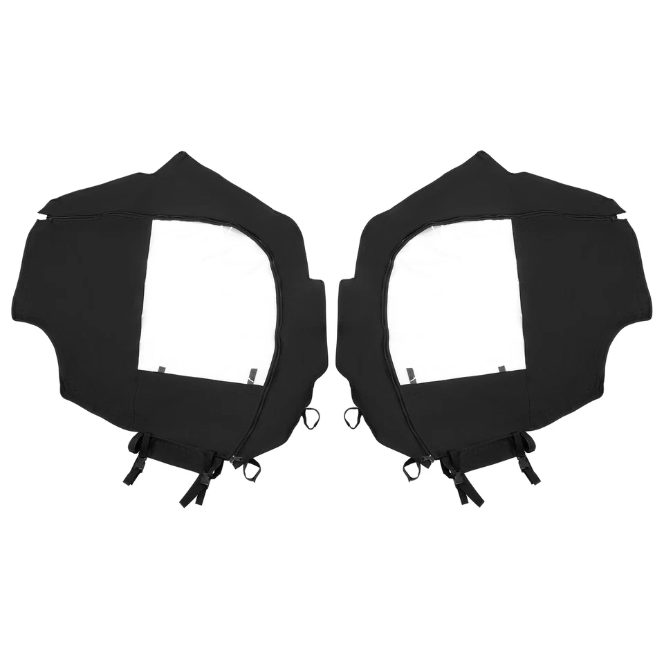 4PCS Fit Can-Am Commander 800 1000 11-20 Soft Doors & Rear Panel Enclosures - Image 4 of 4