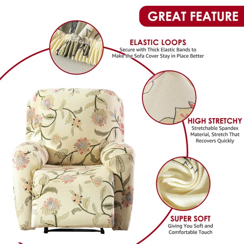 Stretching Printed Sofa Cover Anti Scratch Lazy Chair Covers for Living tivSr⊕ - Picture 11 of 27