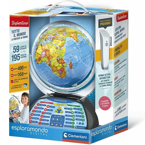 SAPIENTINO ESPLORAMONDO DIGITAL MAPPAMONDO EDUCATIVO INTERATTIVO ✨ CLEMENTONI 🧸 - Foto 2 di 3