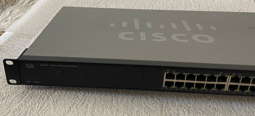 CISCO - SLM224P V01 - 24-Port 10/100 PoE Smart Switch - gebraucht - Picture 3 of 3