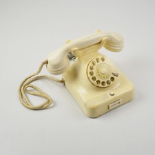 Telefono postale vintage con selettore - W48 mT - telefono vintage - vecchio - beige