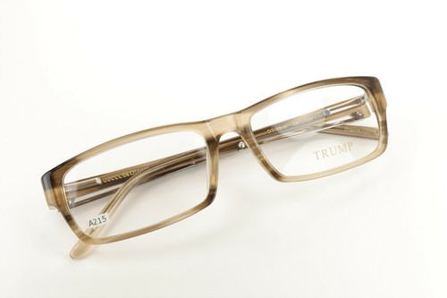 DONALD TRUMP DT 66-3 Brown 54-16-135 Eyeglass Frames Flex Hinges A215 - Imagen 12 de 12