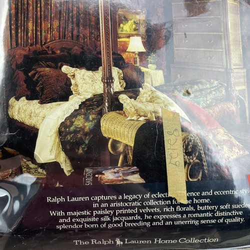 Twin Rüschen Bettrock ~ Ralph Lauren Körbe & Schleifen Vintage 100 % Baumwolle Perkal - Bild 5 von 7