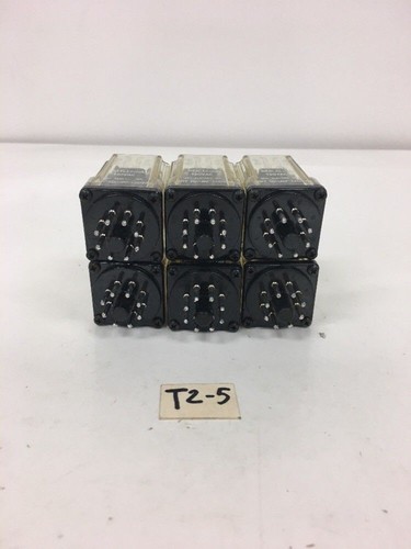New! Line Electric Relay Qty 6 MKH2A-12VAC *Fast Shipping* Warranty! - Picture 1 of 2