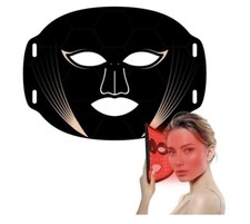 Tilmann Led Face Mask Light Therapy 7color Infrared-blue,red,light -open Box