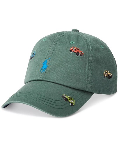 Authentische Polo Ralph Lauren Herren JEEP bestickt Twill Baseballkappe limitierte Auflage - Bild 1 von 5