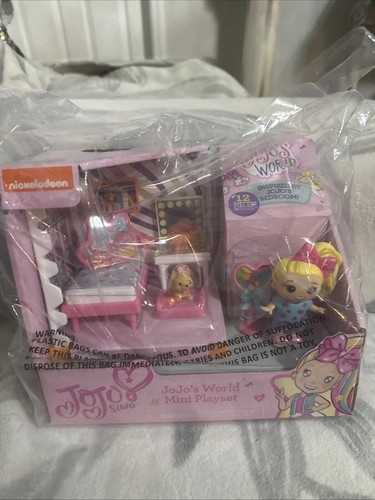 JOJO SIWA Jojo's World Mini Playset Inspired By Her Bedroom 12 PIECES New - Picture 8 of 12