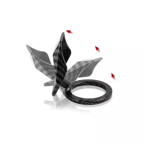 Imitation carbon fiber car start alloy decorative button cover - Picture 7 of 11