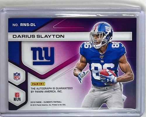 Elements 2019 - #RNS-DL Darius Slayton Rookie Auto #’d/199 (AU, RC) - Imagen 2 de 2