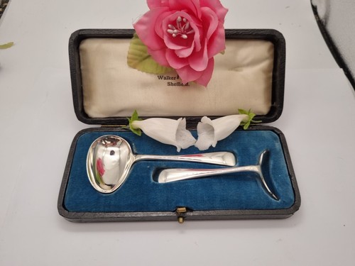 Sterling Silver Child Pusher Set, Walker & Hall, Fine Quality,