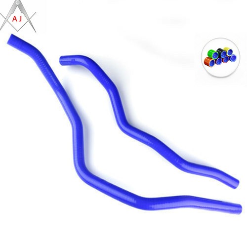 Blue For Yamaha Grizzly 550 700 YFM550 YFM700 2009-2011 Silicone Radiator Hose - Picture 1 of 5