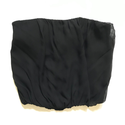 NWT Alice + Olivia Strapless Top Shirt Womens Small Black Sleeveless Crop NEW