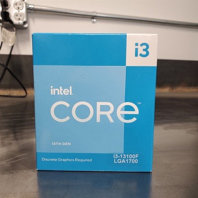 Intel Core i3-13100F SRMBV 3.40GHz Quad Core LGA1700 12MB Processor CPU