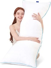 Memory Foam Body Pillow Insert - Full Body Pillow for Adults - Soft Large Long