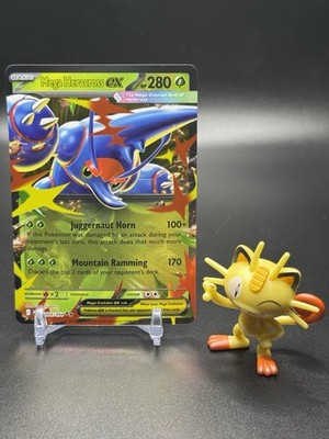 Mega Heracross ex 004/094 Pokemon Me02: Phantasmal Flames Holo - NM
