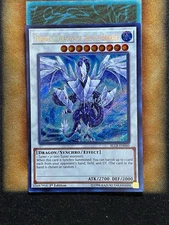 Yugioh Trishula, Dragon Of The Ice Barrier BLLR-EN060 Secret Rare 1st Ed LP