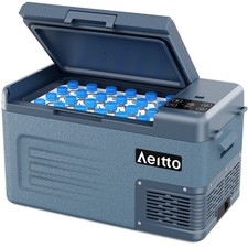 Refrigerator 12V Car Fridge 18Quart Portable Freezer Compressor Cooler 12/24V