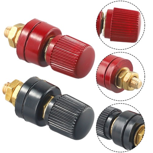 Latest Post Terminal Connectors Engine Junction New Red Replacement Set - Picture 7 of 12
