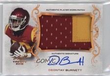 2018 Leaf Trinity Patch Auto Deontay Burnett #PA-DB1 Patch Auto uk5