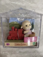 Calico Critters MINI LAMB WITH TRAIN new in packaging