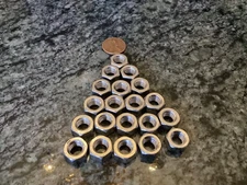 20 pieces midwest fastener stainless steel 18-8 5/16-18 plain hex nuts # 2564