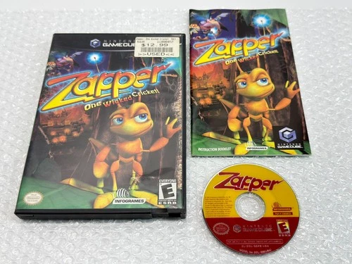 Zapper One Wicked Cricket (Nintendo GameCube) Complete & Tested