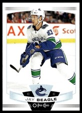 2019-20 O-Pee-Chee #240 Jay Beagle Vancouver Canucks Hockey Card