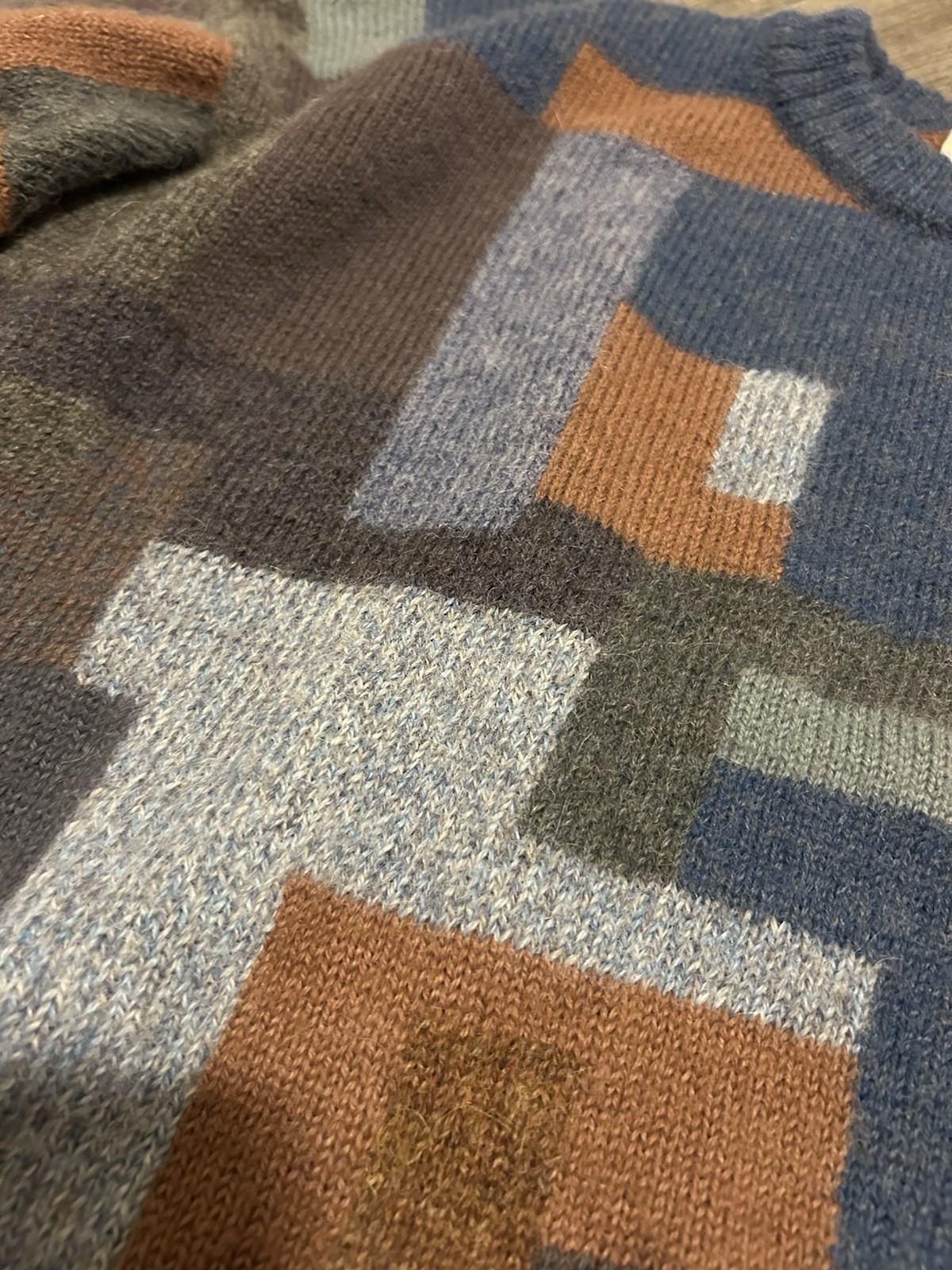 Peruvian Connection Alpaca Geometric Pullover Swe… - image 4