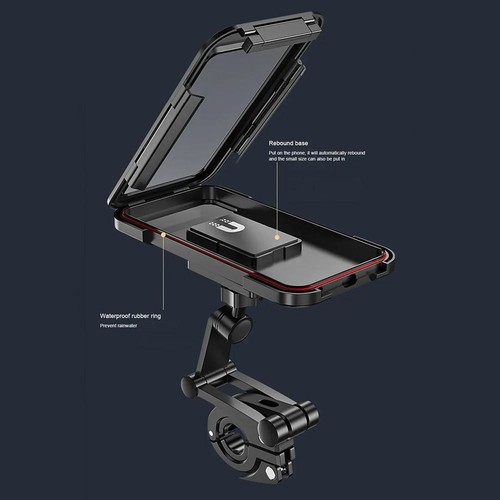 Stable and Waterproof Phone Mount for Motorcycles and Electric Scooters - Picture 5 of 10