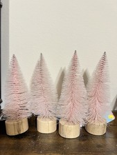 PASTEL Pink 4 Glitter Light Up Bottle Brush 8...