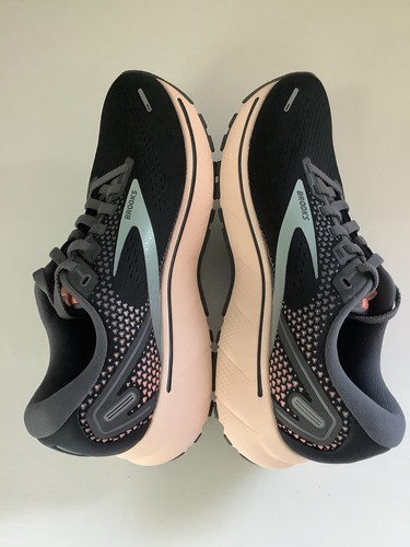 NEU Brooks Ghost 14 Damen-Laufschuhe – schwarz/pink – Größe 8,5 - Bild 3 von 6