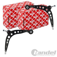 2X FEBI QUERLENKER SATZ VORNE UNTEN PASSEND FÜR BMW 3 Z3 LINKS+RECHTS