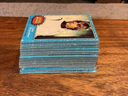 1977 Star Wars Blue Series 1 Complete Set 66 Cards Topps Rare Vintage! EX + - Picture 9 of 10