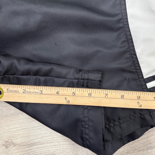 Pantalones Cortos Atléticos Adidas Nylon Negro Blanco Rayas Para Hombre Talla L Entrenamiento Gimnasio - Imagen 6 de 6