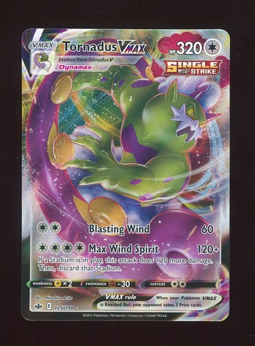 [NM] Tornadus VMAX Chilling Reign 125/198 Pokémon TCG