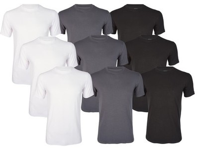 3er-Pack T-Shirt LORD, Unterhemd, Kurzarm, Rundhals, Baumwolle und Elastan, Slim