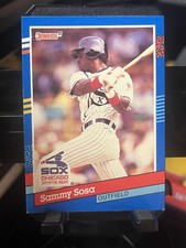 1991 Donruss Sammy Sosa Error Card